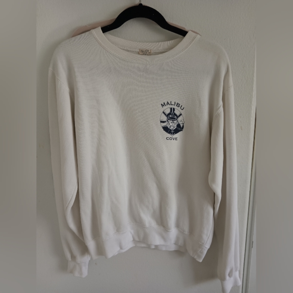 Brandy Melville White Crewneck Sweater